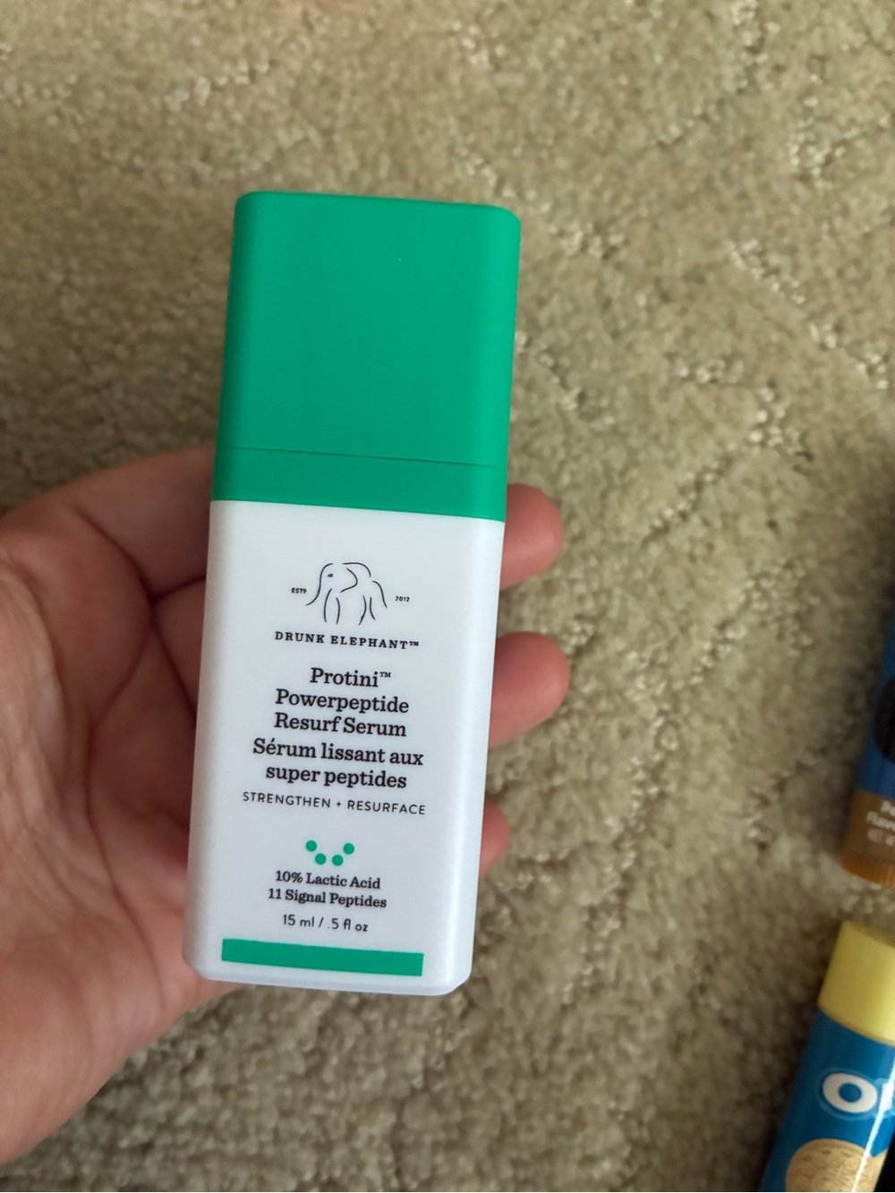Drunk elephant protini powerpeptide resurf serum 15ml new no box